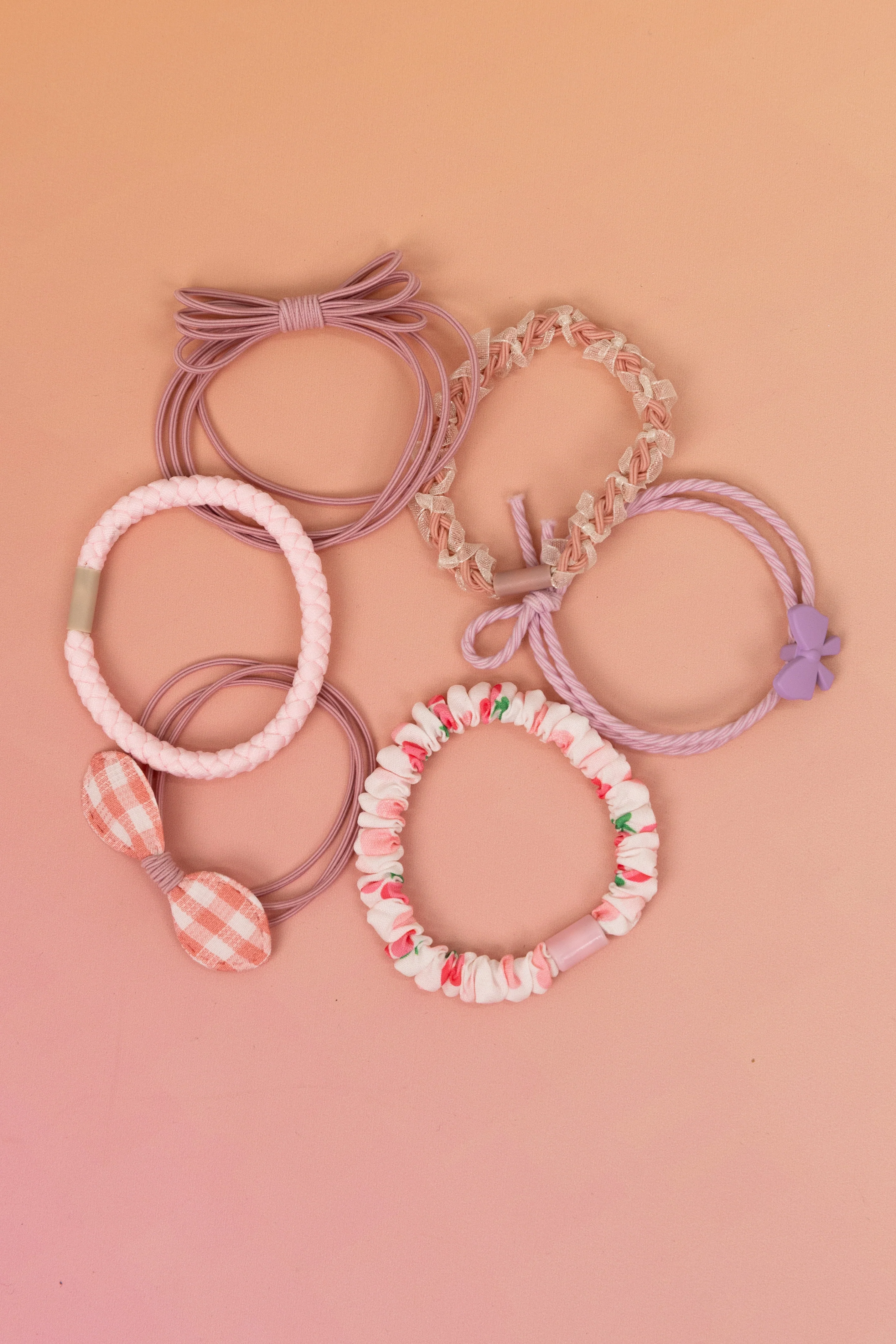 Cherry Multi Hair Ties - 6 Pack - Image 7
