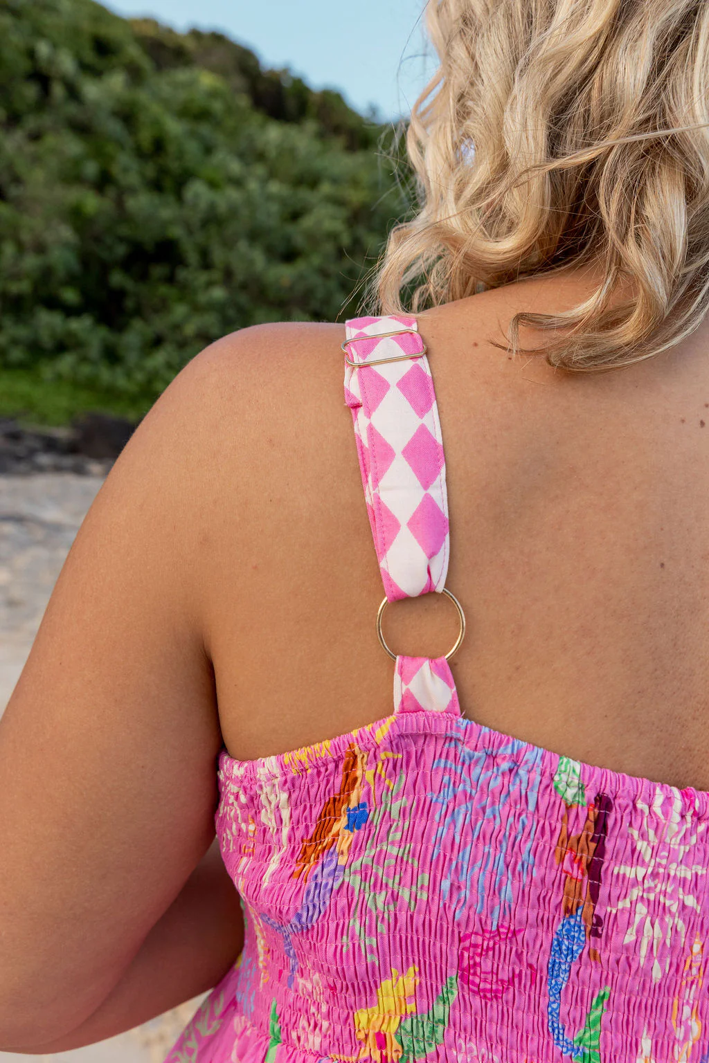 Christina Jumpsuit in Serena/Sorrento Pink - Image 6