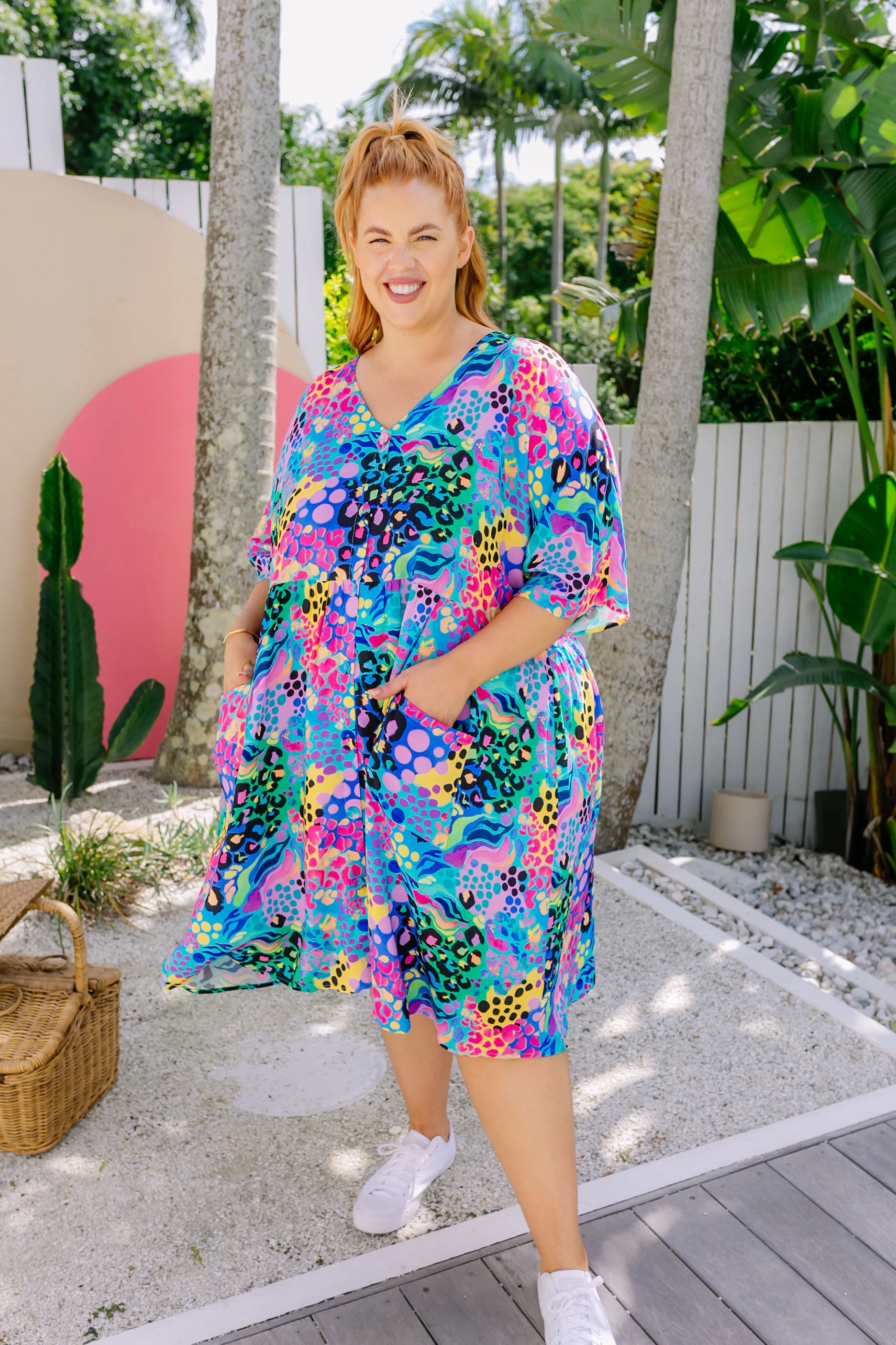 Disco Dress in Electric Leopard by Kasey Rainbow - Image 20