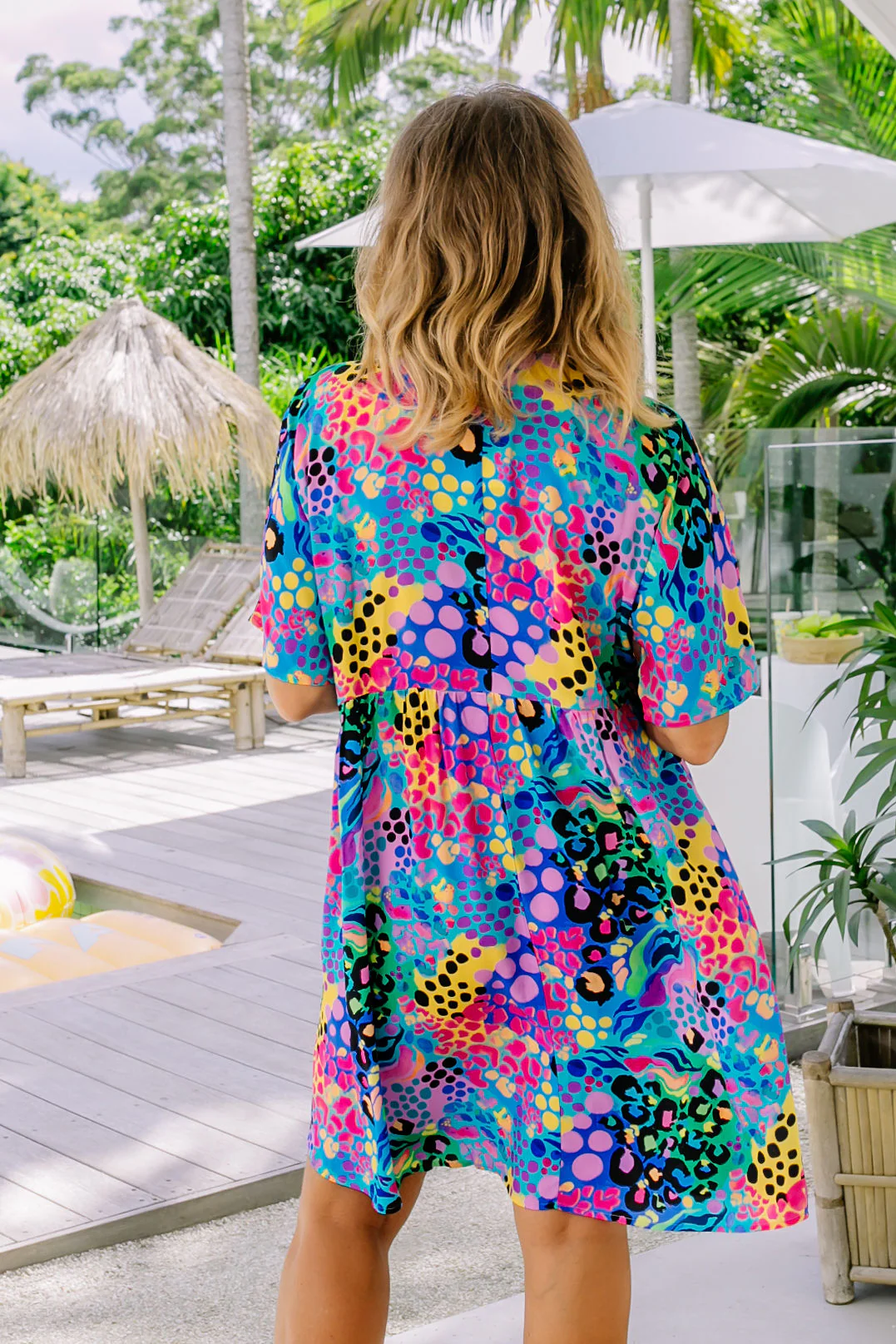 Disco Dress in Electric Leopard by Kasey Rainbow - Image 23