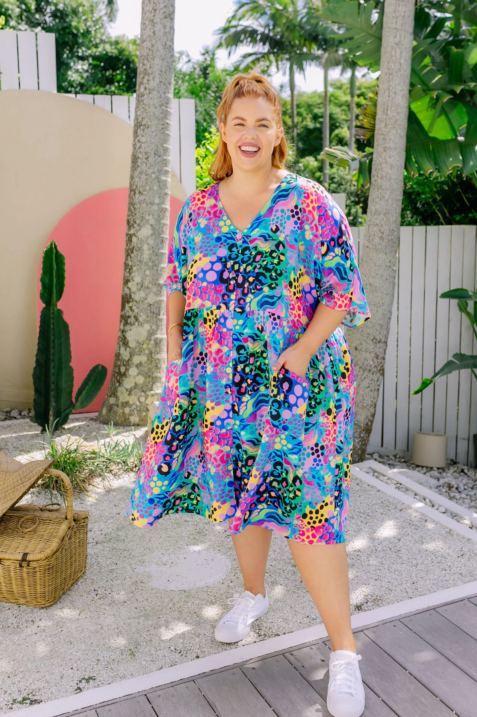 Disco Dress in Electric Leopard by Kasey Rainbow - Image 24