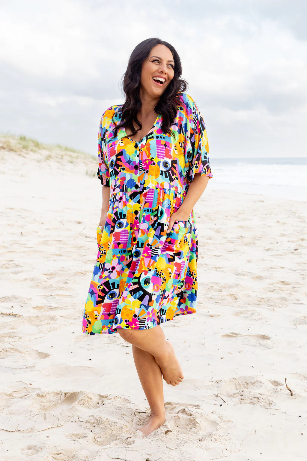 Disco Dress in Iris by Kasey Rainbow - Image 2