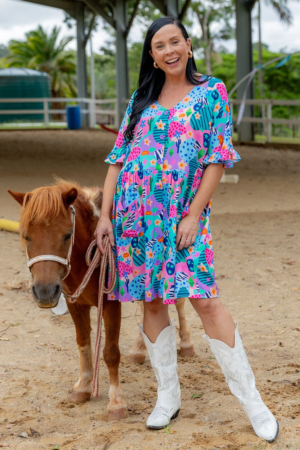 Divine Dress in Small Horse Club by Deb McNaughton