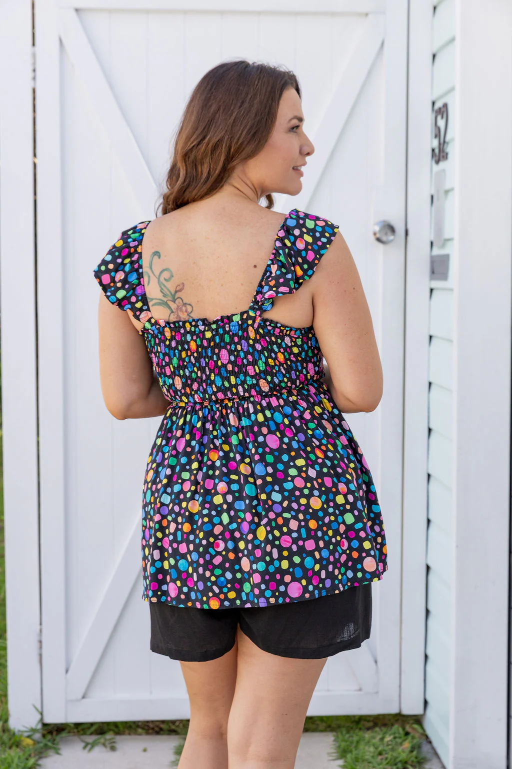 Ellie Top in Black Pebble by Kasey Rainbow - Image 12