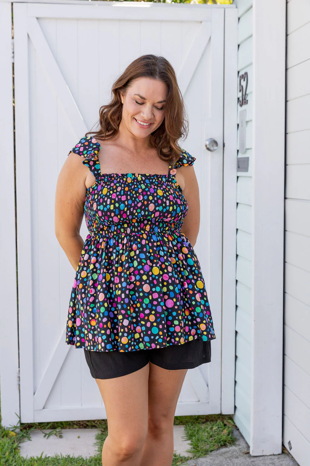 Ellie Top in Black Pebble by Kasey Rainbow - Image 3