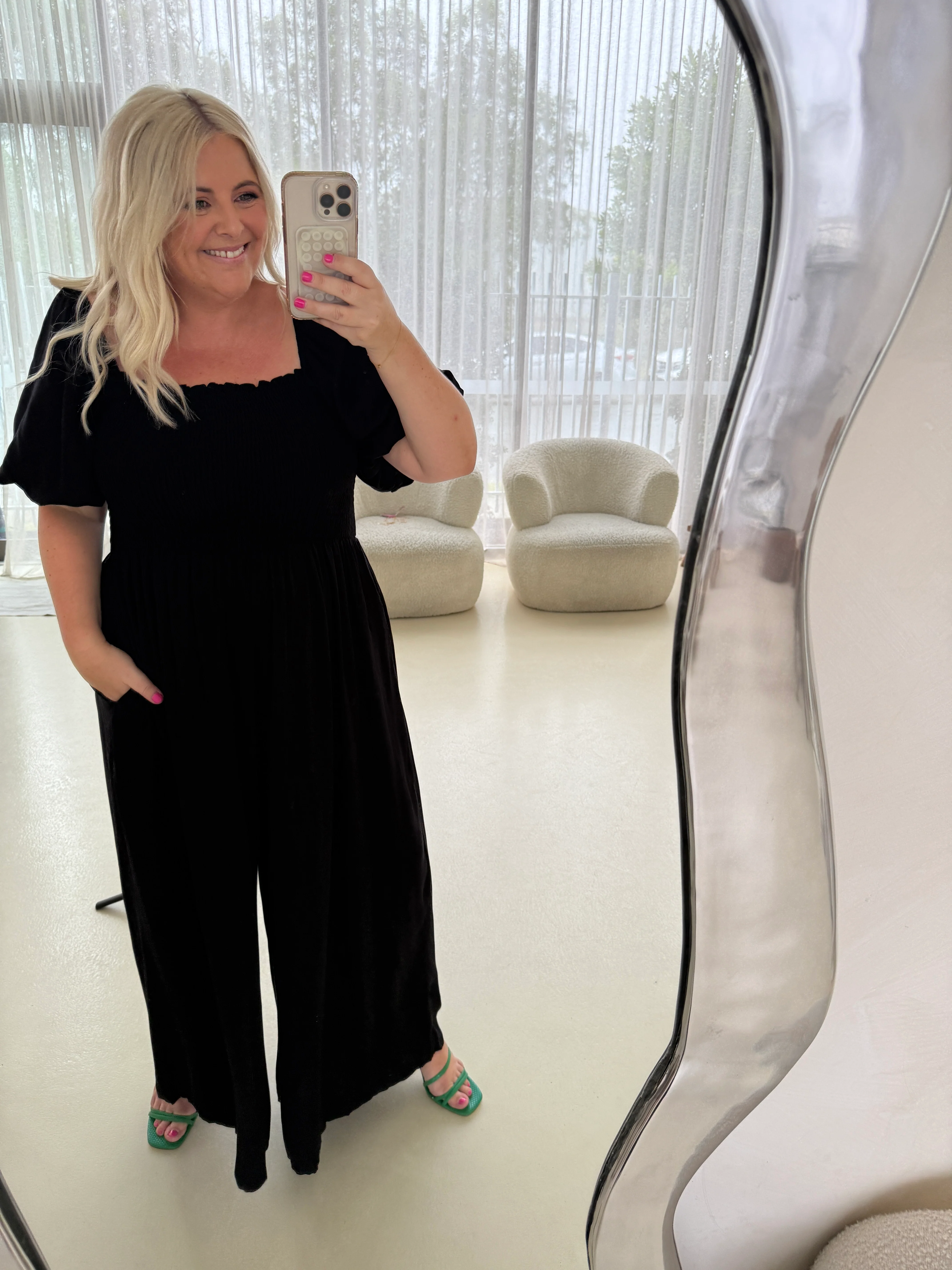 Emily Jumpsuit in Black - Image 2