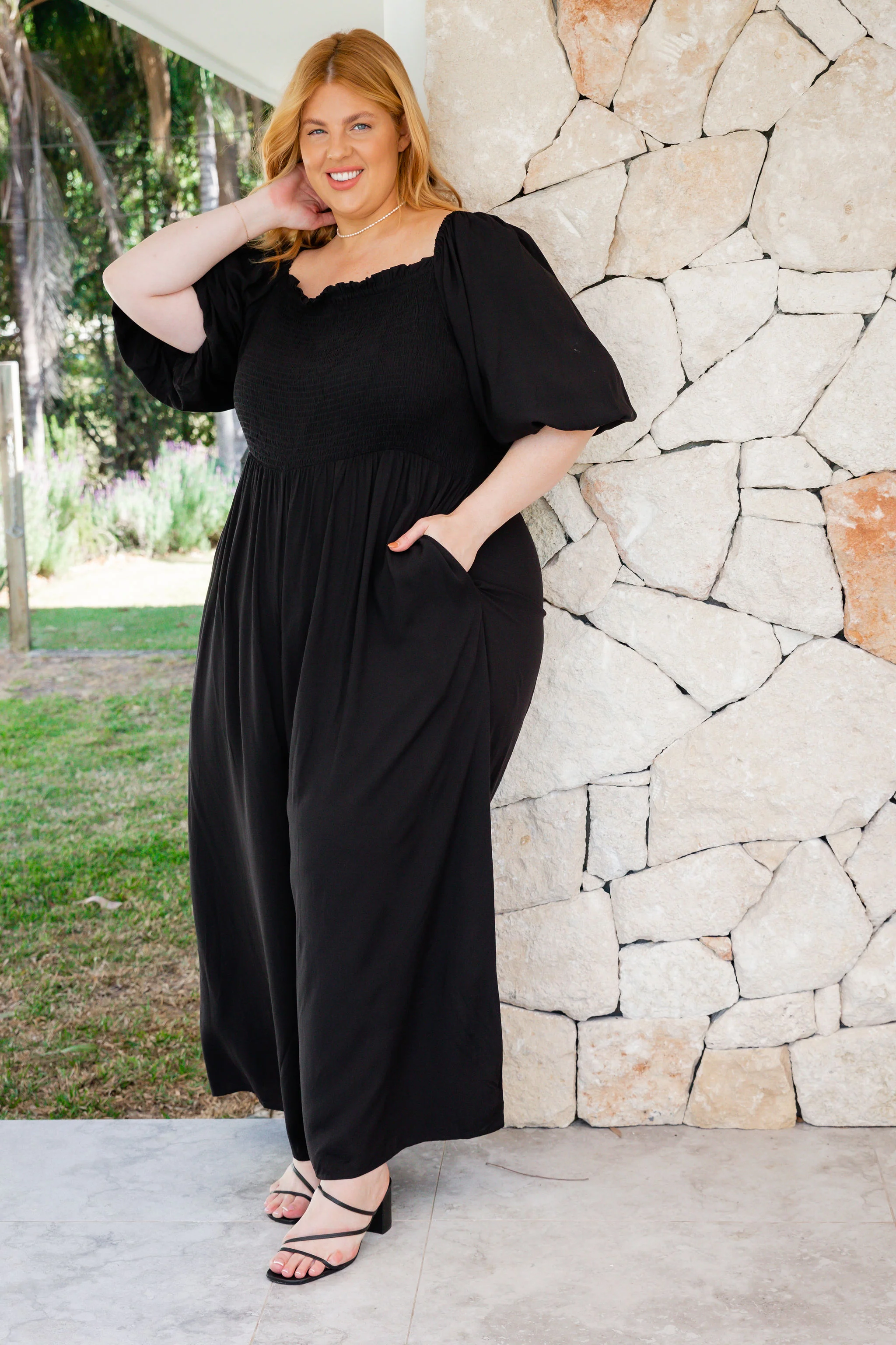 Emily Jumpsuit in Black - Image 3