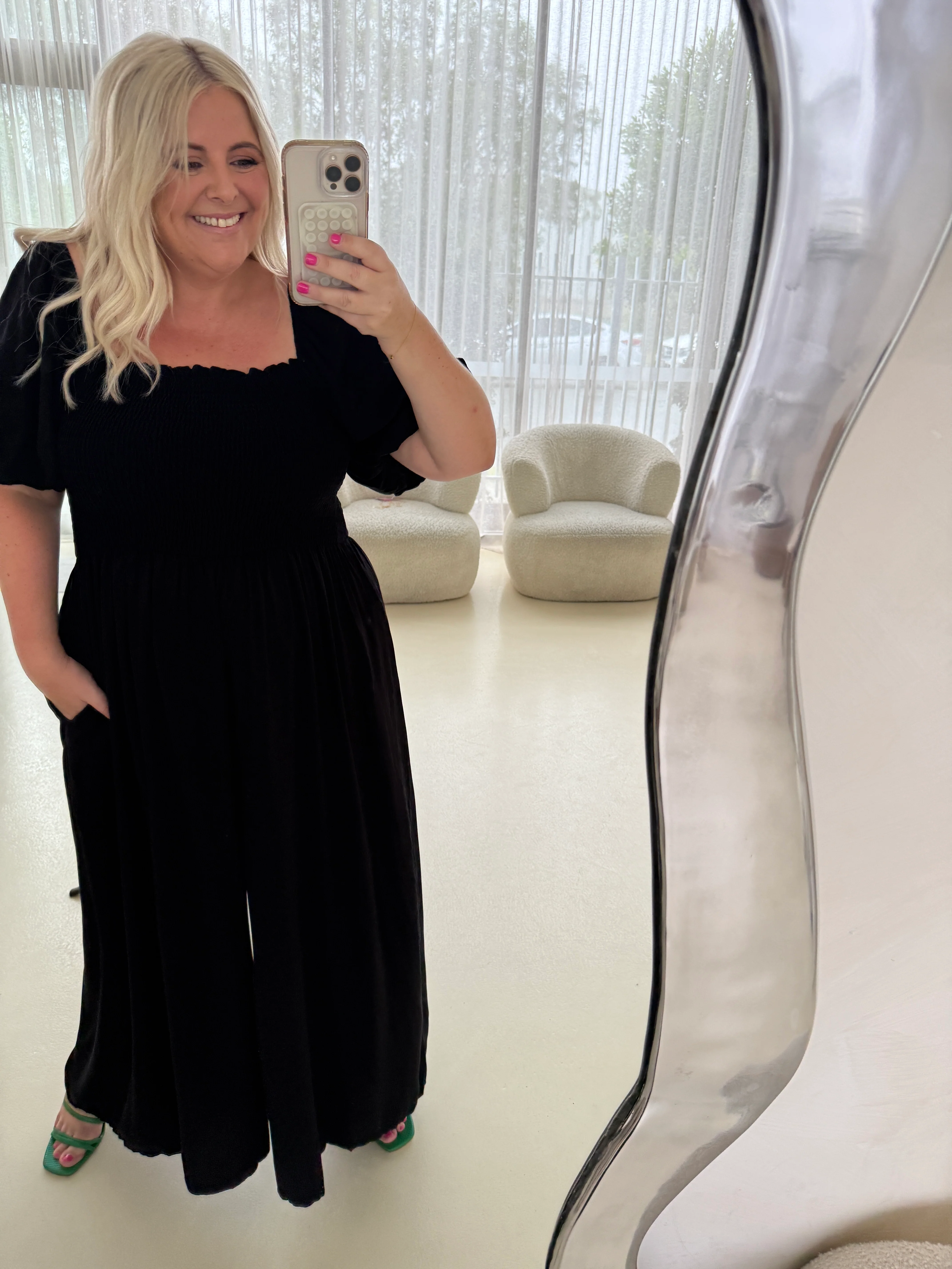 Emily Jumpsuit in Black - Image 4
