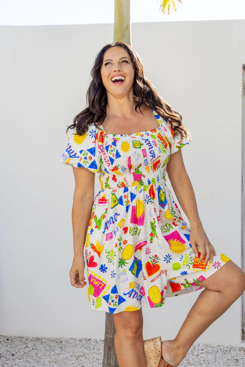 Emily Linen Blend Playsuit in Corazon - Image 11