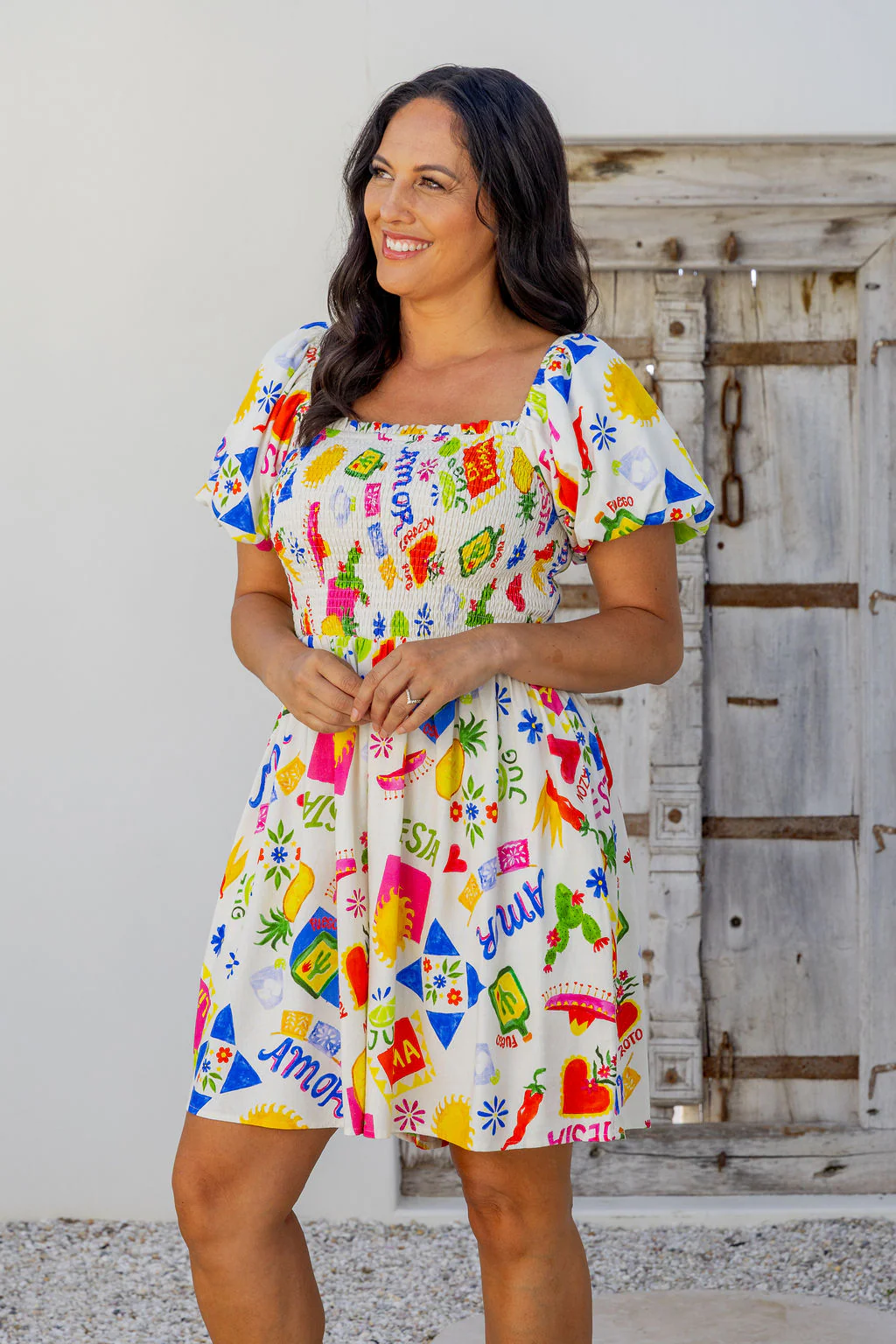 Emily Linen Blend Playsuit in Corazon - Image 2