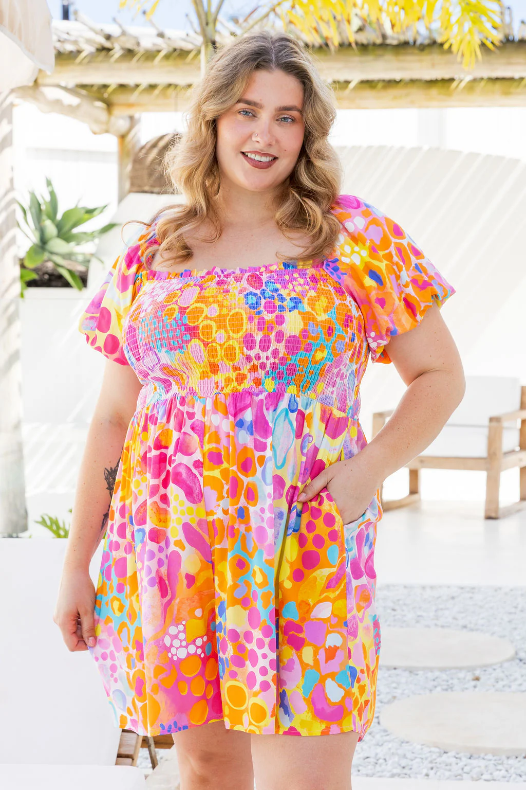 Emily Playsuit in Tequila Sunrise by Kasey Rainbow - Image 10
