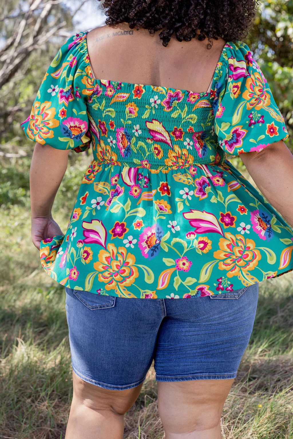 Emily Top in Emerald Dreams - Image 17