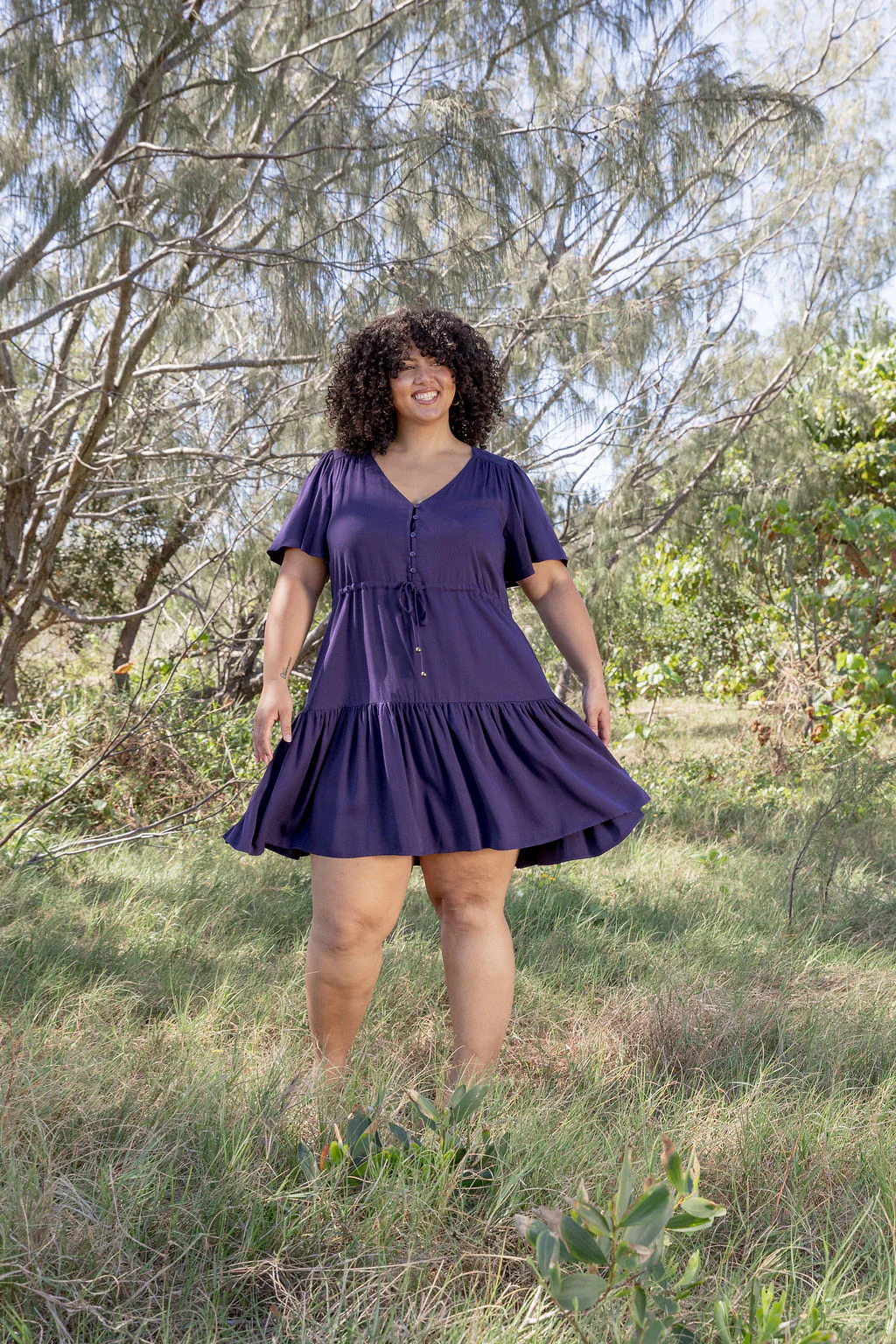 Esmae Dress in Midnight - Image 10