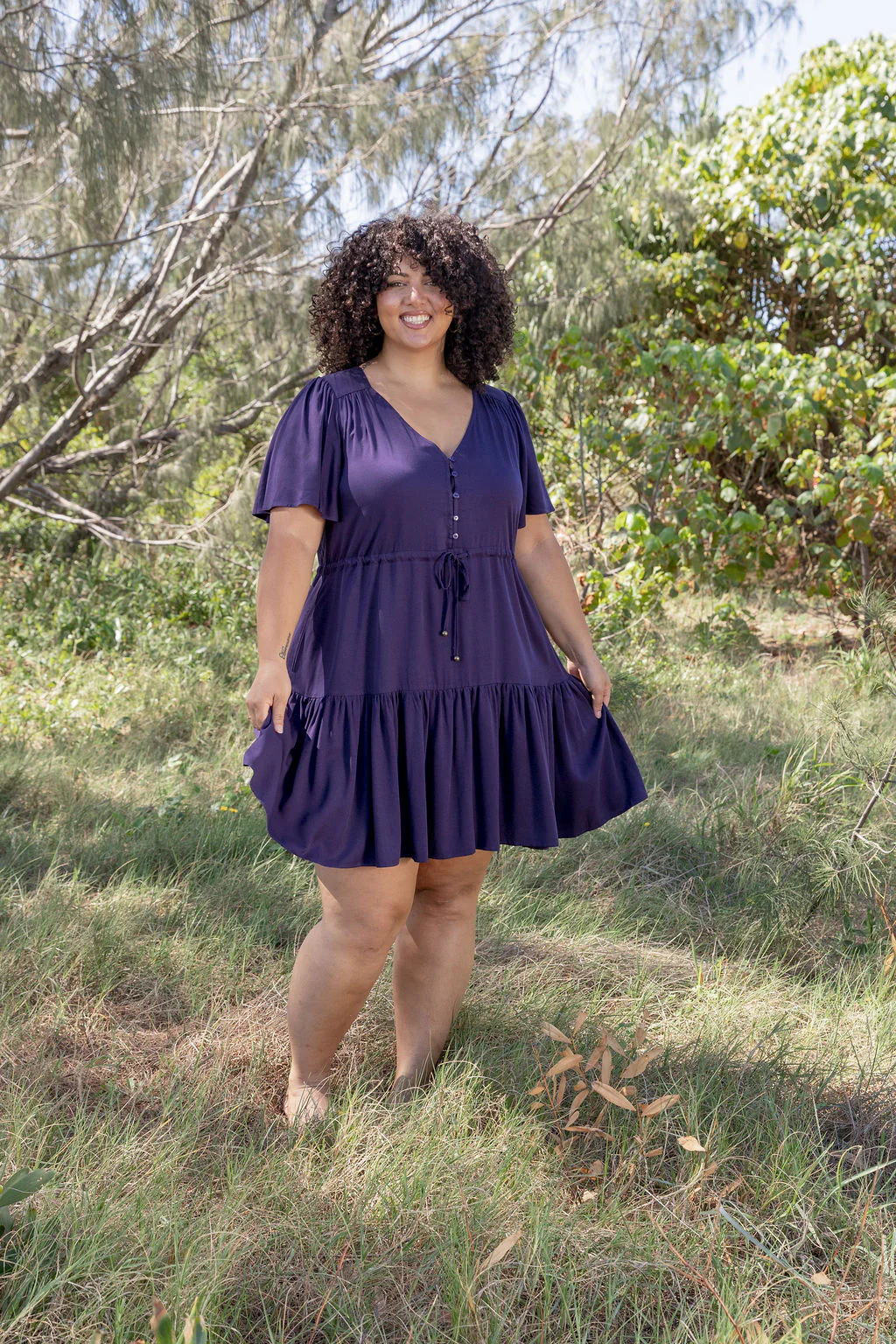 Esmae Dress in Midnight - Image 3