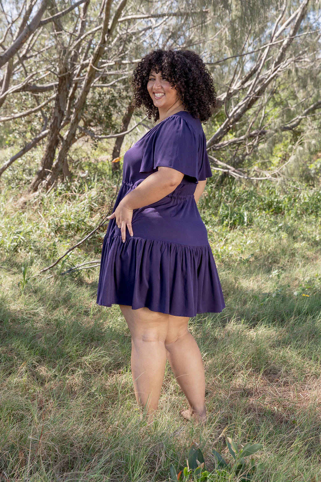 Esmae Dress in Midnight - Image 4