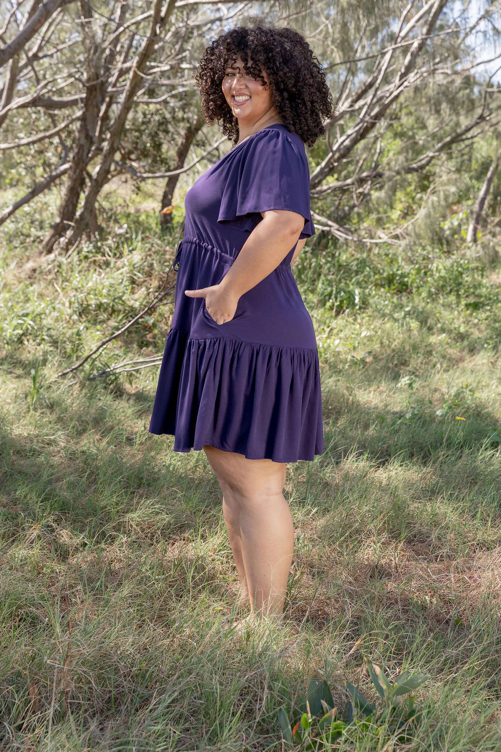 Esmae Dress in Midnight - Image 6
