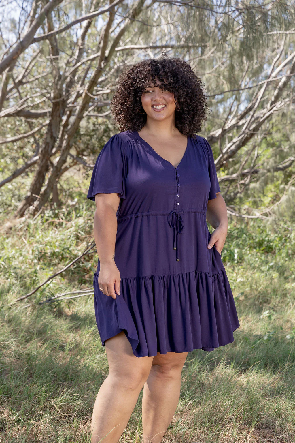 Esmae Dress in Midnight - Image 7