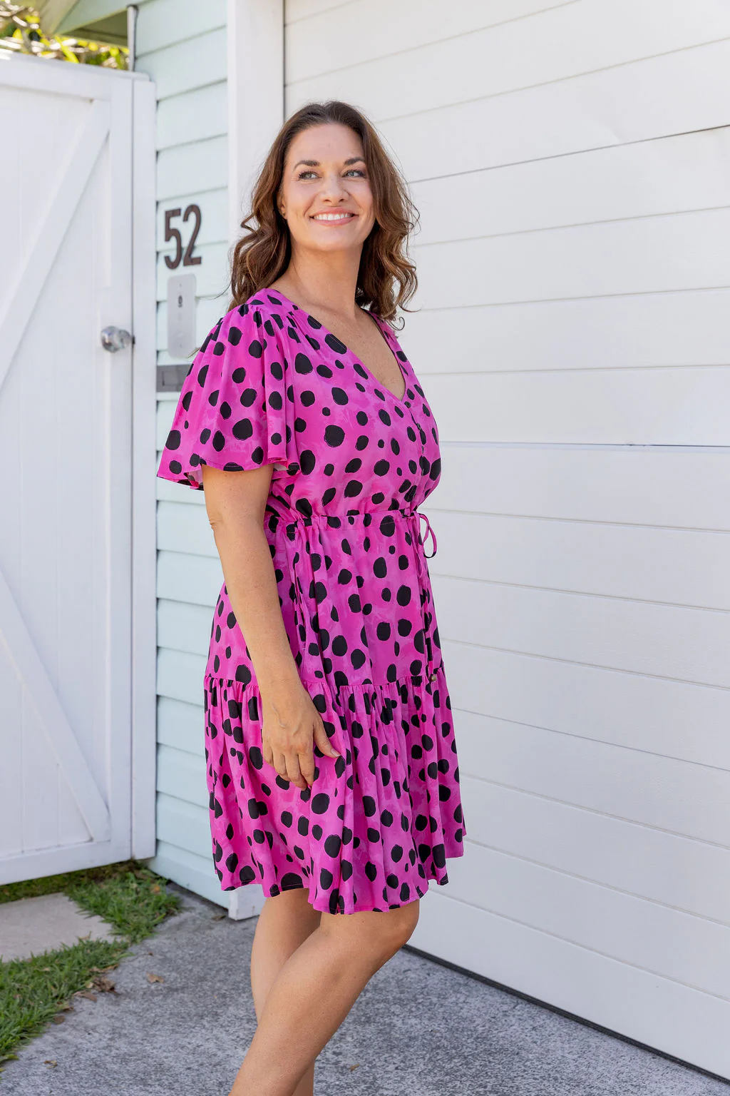 Esmae Dress in Pink Cheetah by Kasey Rainbow - Image 12