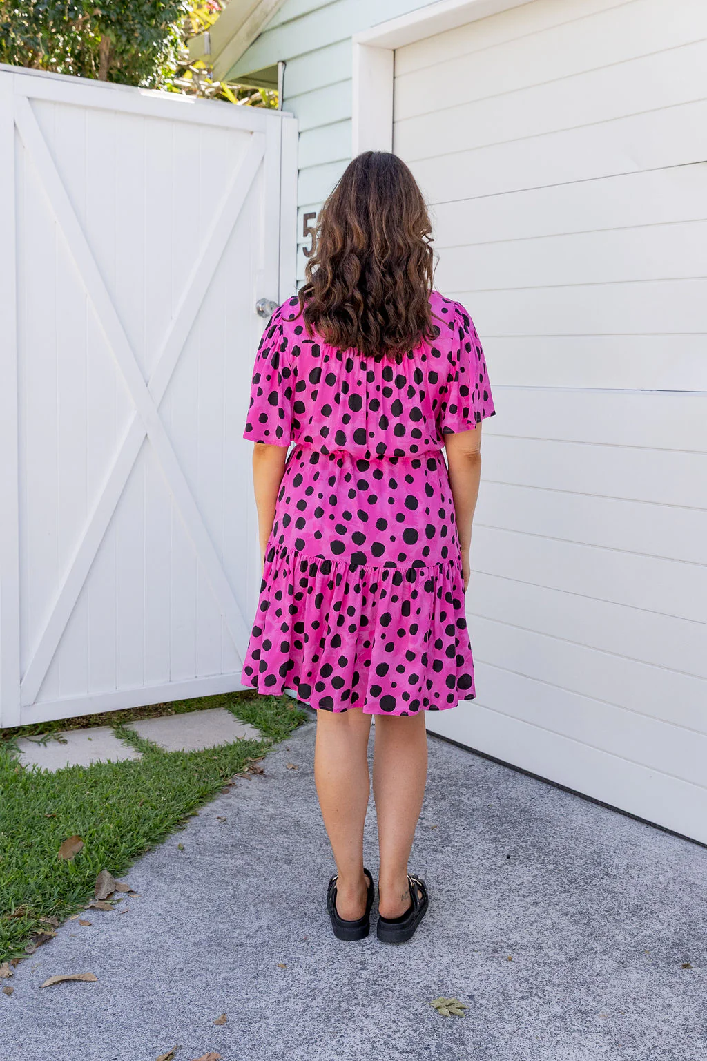 Esmae Dress in Pink Cheetah by Kasey Rainbow - Image 14