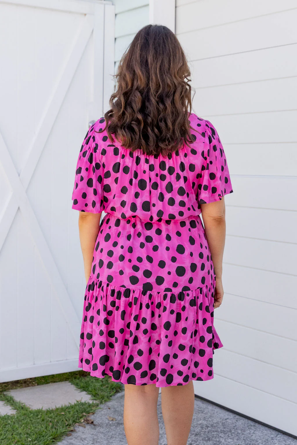 Esmae Dress in Pink Cheetah by Kasey Rainbow - Image 16