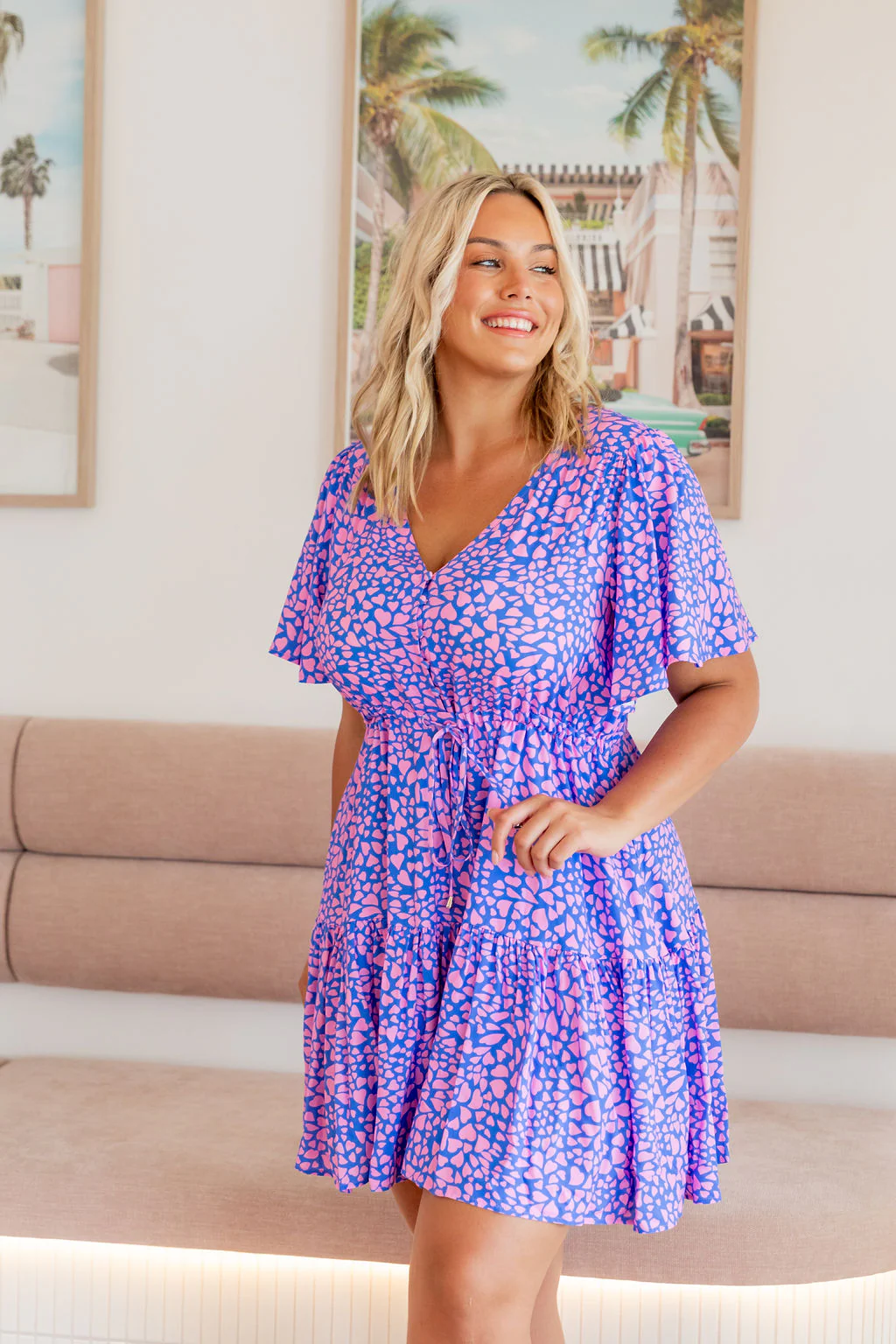 Esmae Dress in Scattered Hearts - Image 11