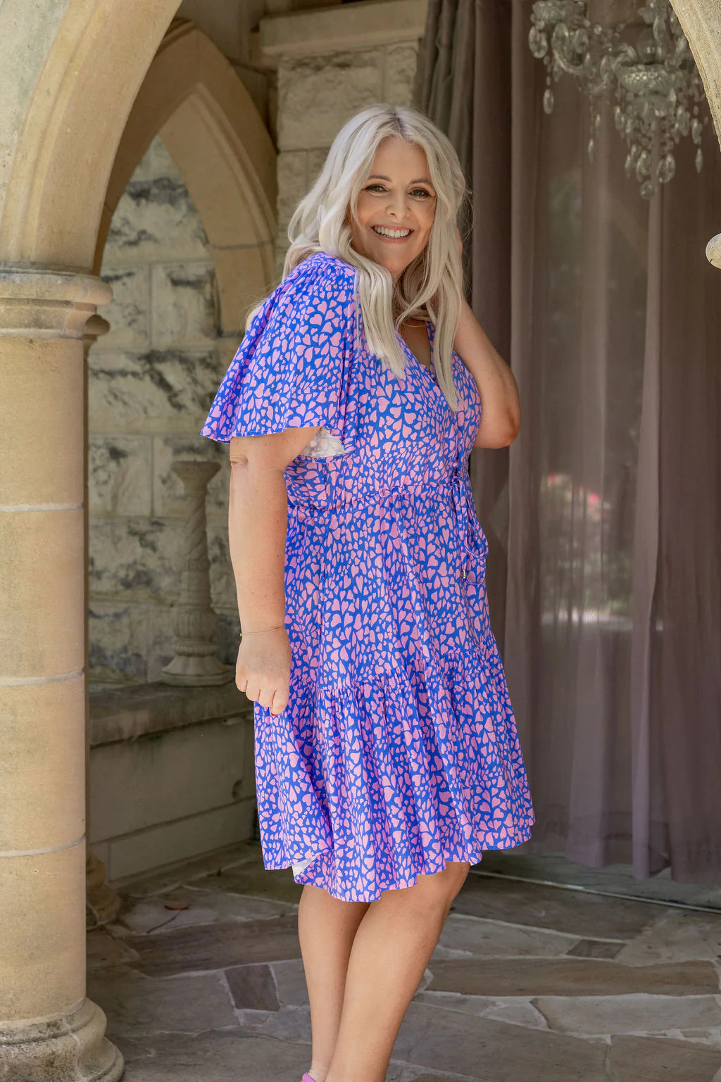 Esmae Dress in Scattered Hearts - Image 14