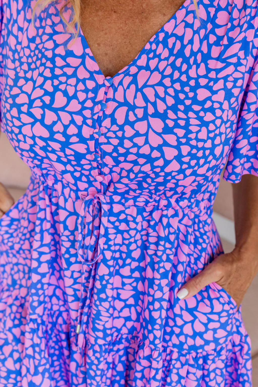 Esmae Dress in Scattered Hearts - Image 15
