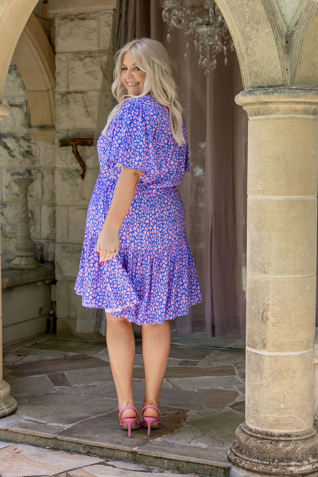 Esmae Dress in Scattered Hearts - Image 16