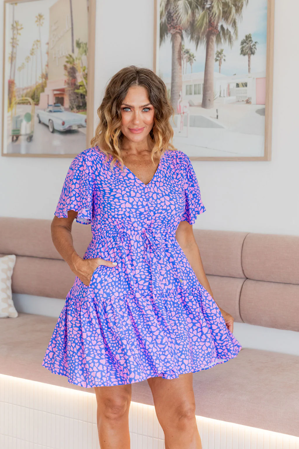Esmae Dress in Scattered Hearts - Image 25