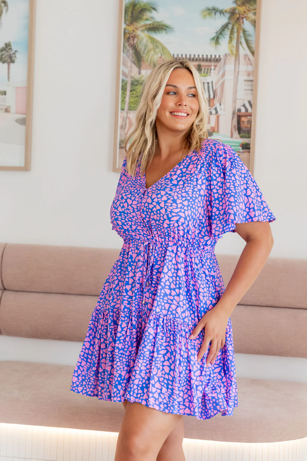 Esmae Dress in Scattered Hearts - Image 27