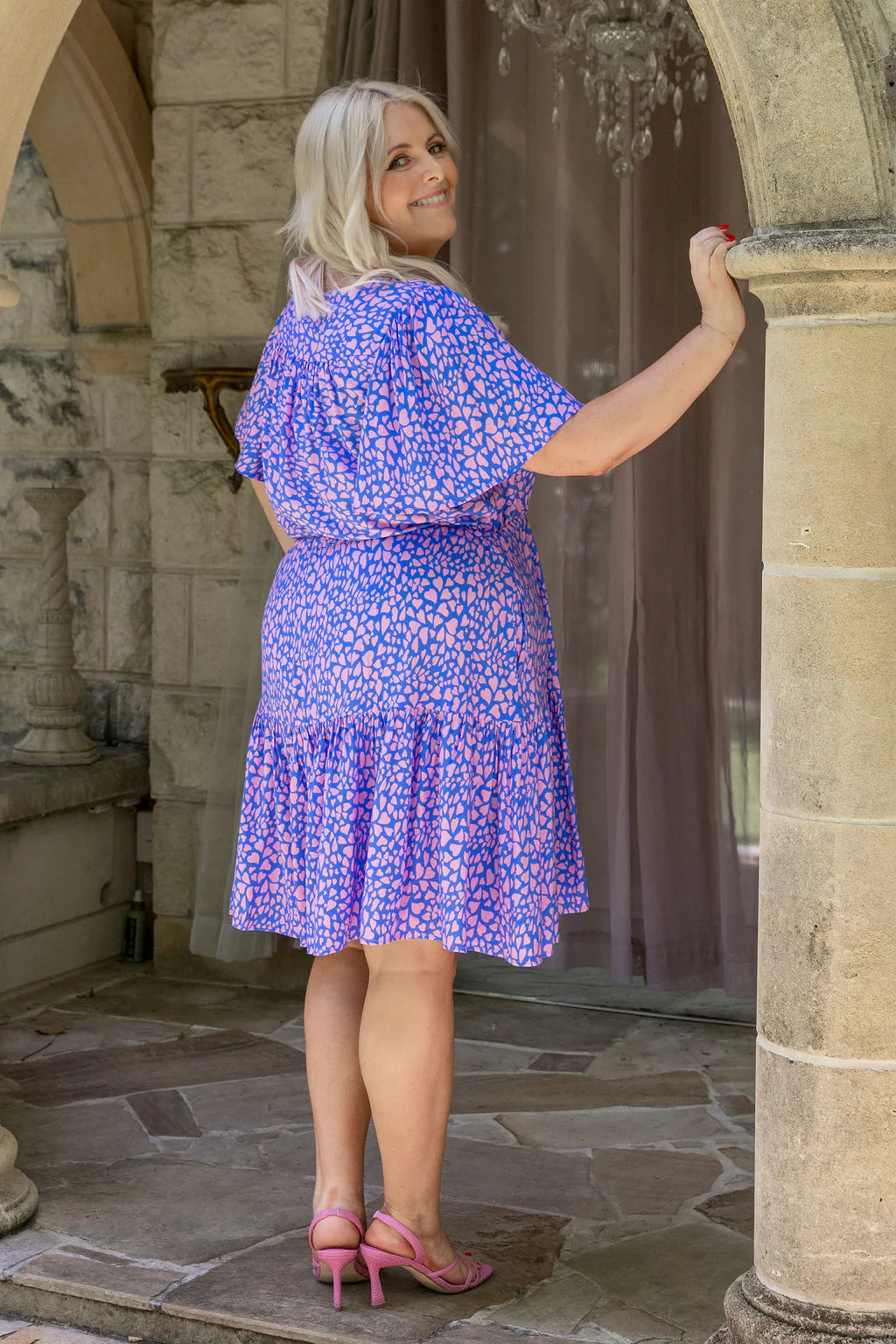 Esmae Dress in Scattered Hearts - Image 30