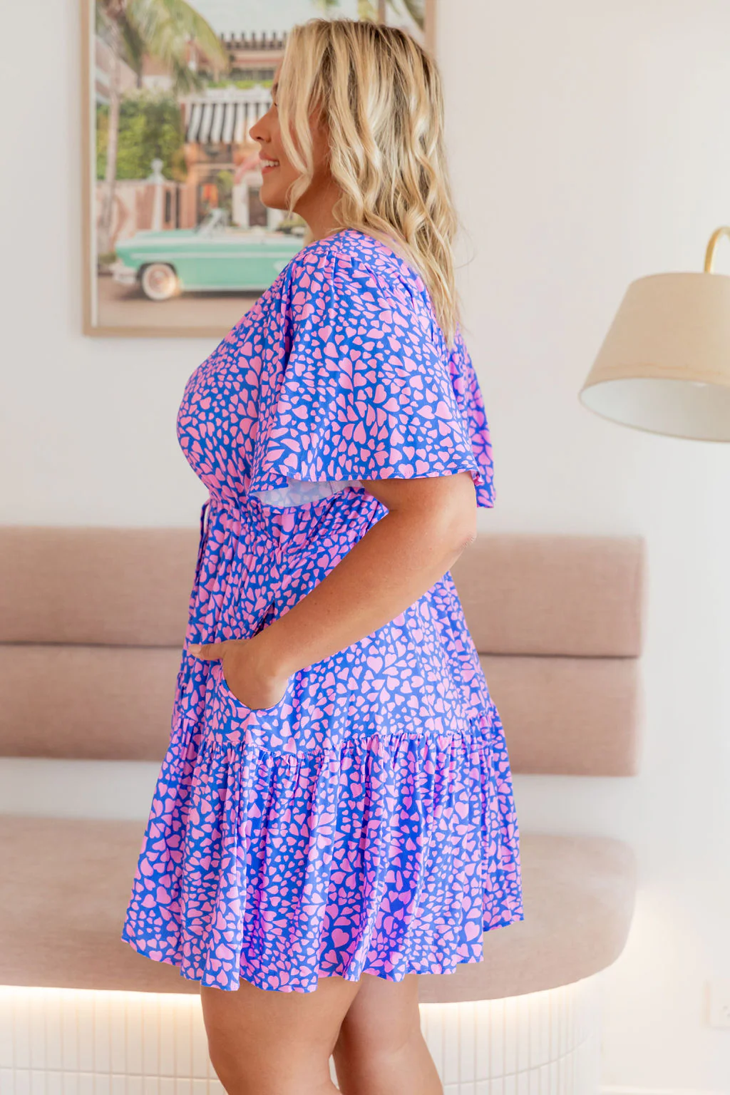 Esmae Dress in Scattered Hearts - Image 39