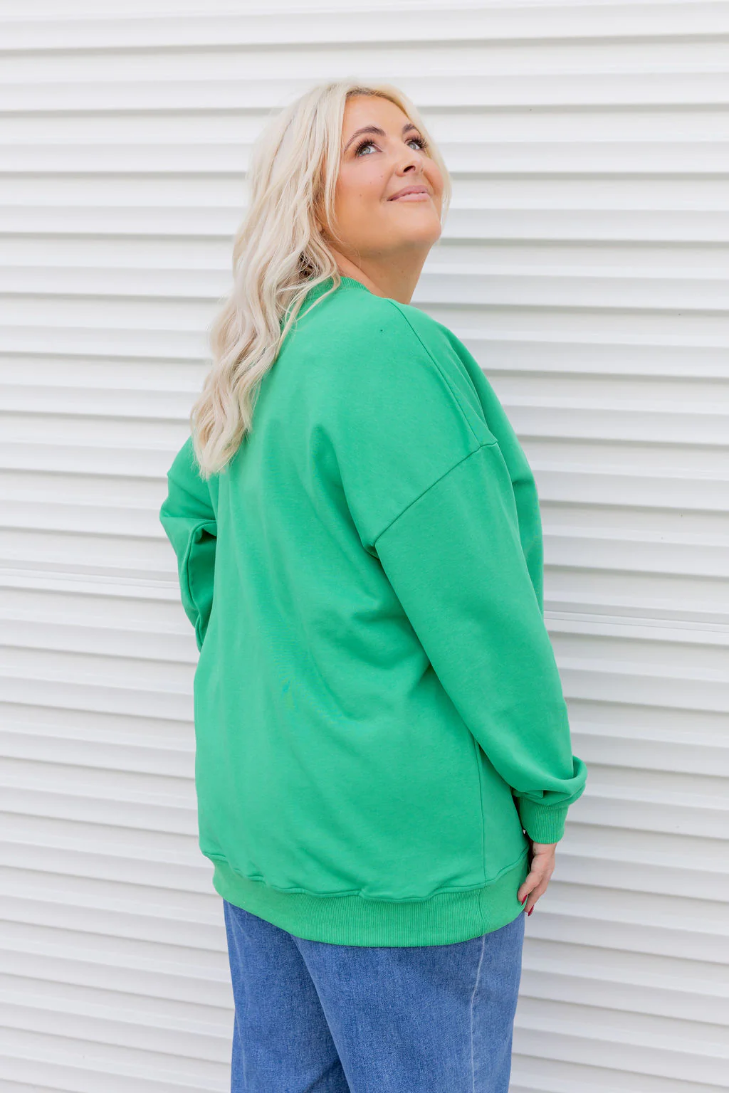 Evan Sweatshirt in Hey Hey Green - Image 10