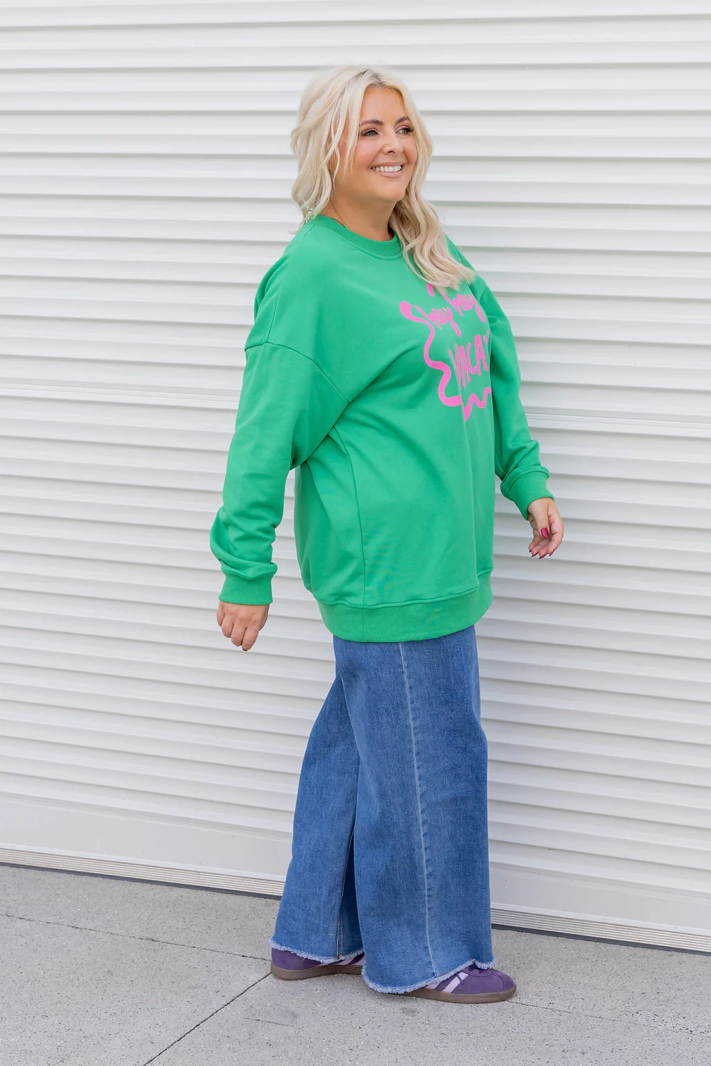 Evan Sweatshirt in Hey Hey Green - Image 5