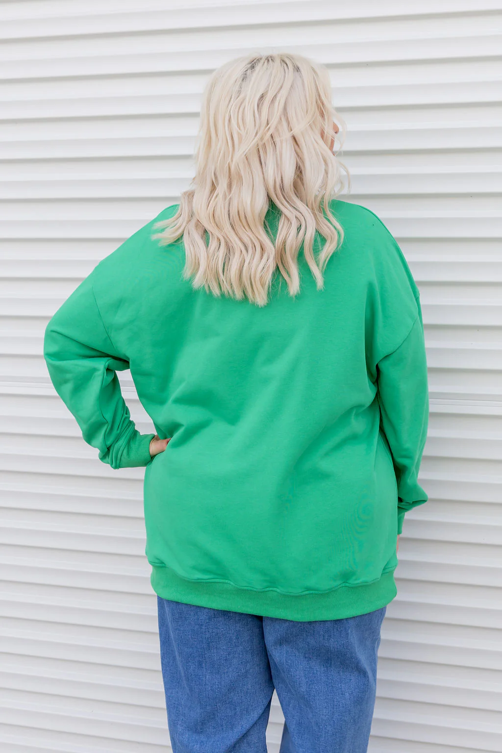Evan Sweatshirt in Hey Hey Green - Image 6