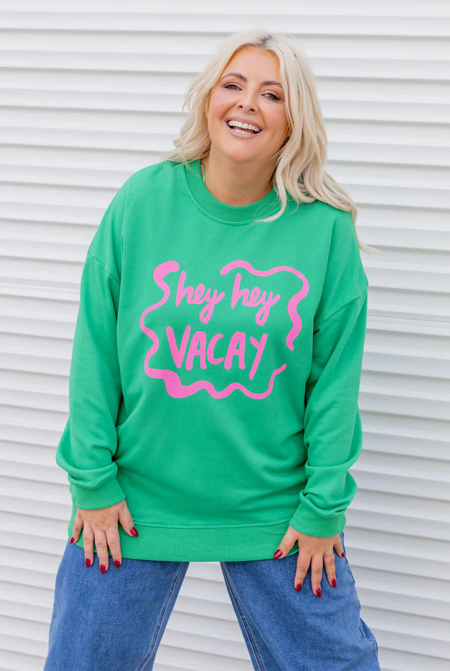 Evan Sweatshirt in Hey Hey Green - Image 7