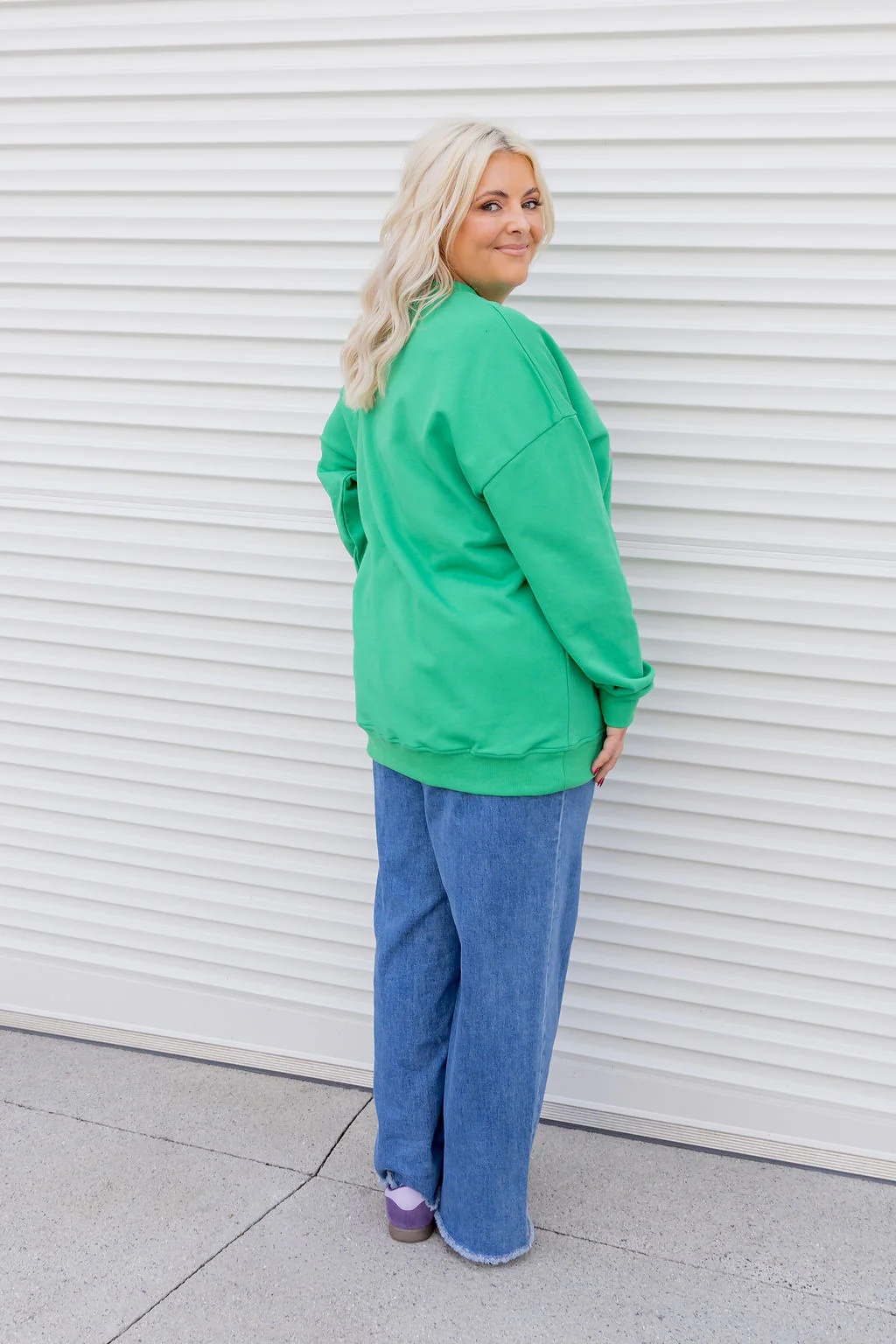 Evan Sweatshirt in Hey Hey Green - Image 8