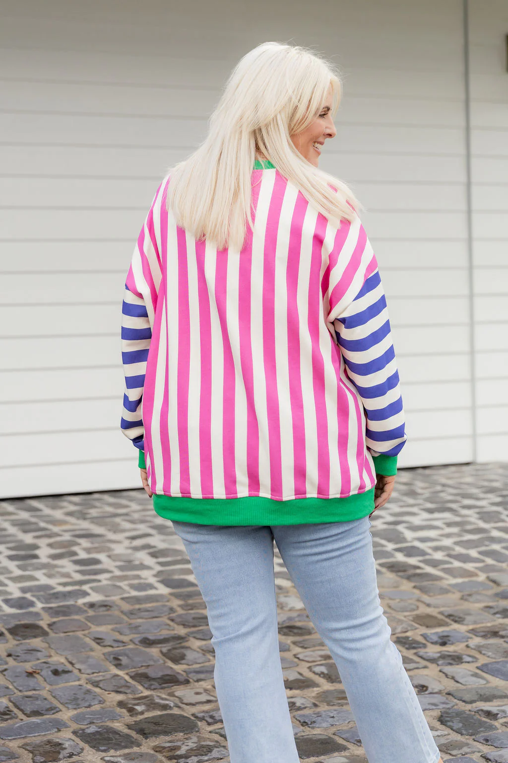 Evan Sweatshirt in Salute Stripes - Image 10