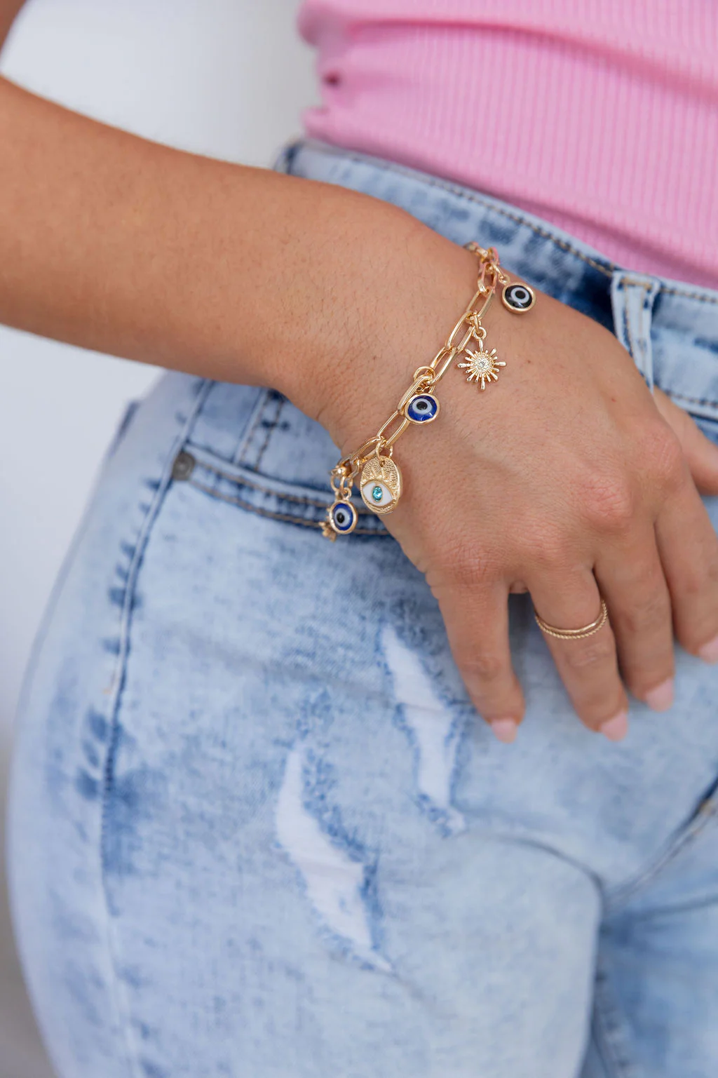 Evil Eye Charm Bracelet