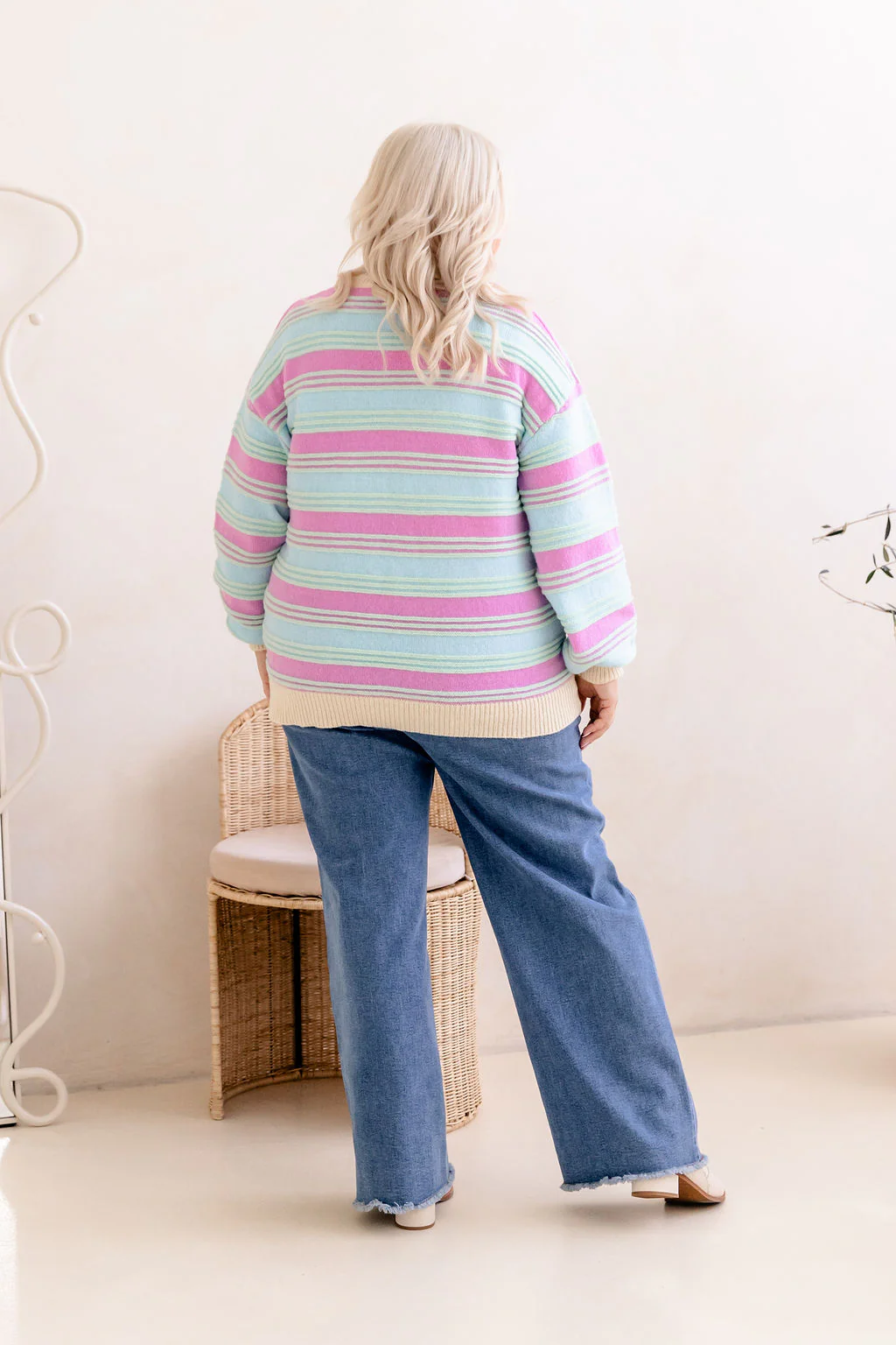 Fizz Knit in Pastel Stripes - Image 9