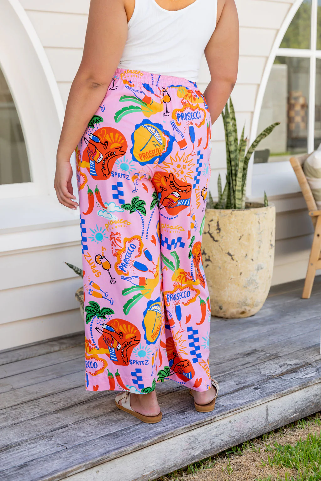 Gina Linen Blend Pant in Cin Cin - Image 14