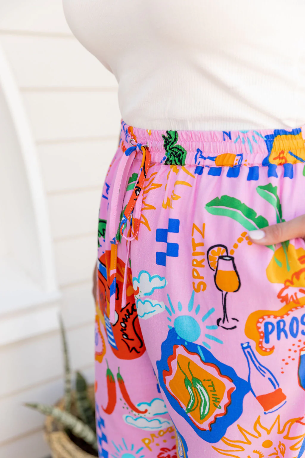 Gina Linen Blend Pant in Cin Cin - Image 17