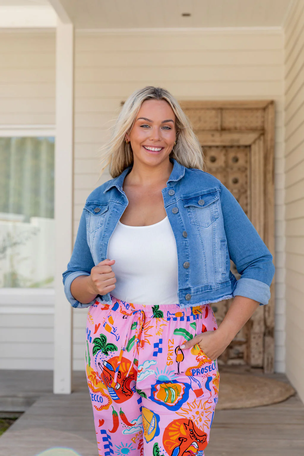 Gina Linen Blend Pant in Cin Cin - Image 19