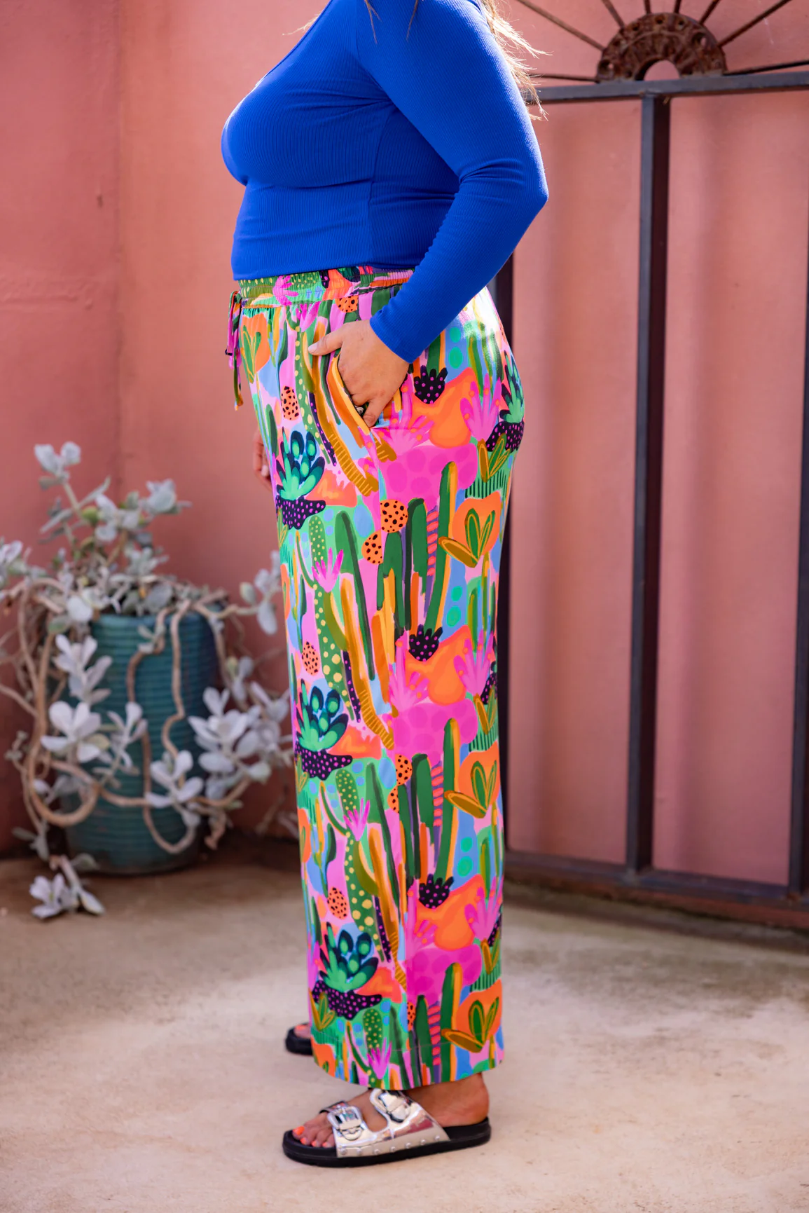 Gina Pant in Neon Cactus Country by Deb McNaughton - Image 10