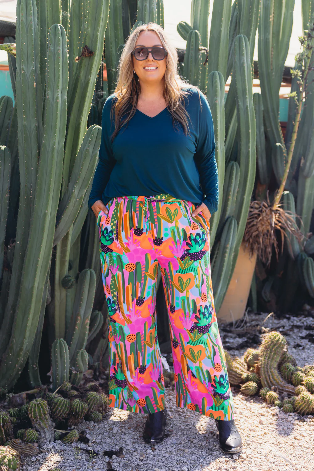 Gina Pant in Neon Cactus Country by Deb McNaughton - Image 15