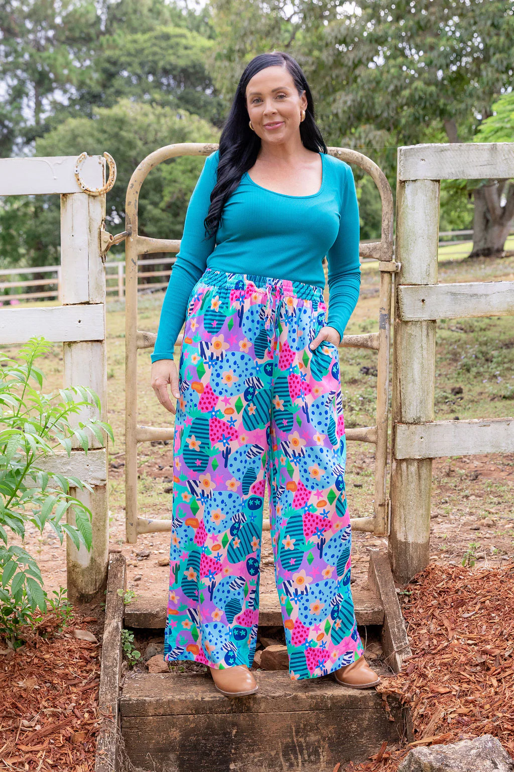 Gina Pant in Small Horse Club by Deb McNaughton - Image 3