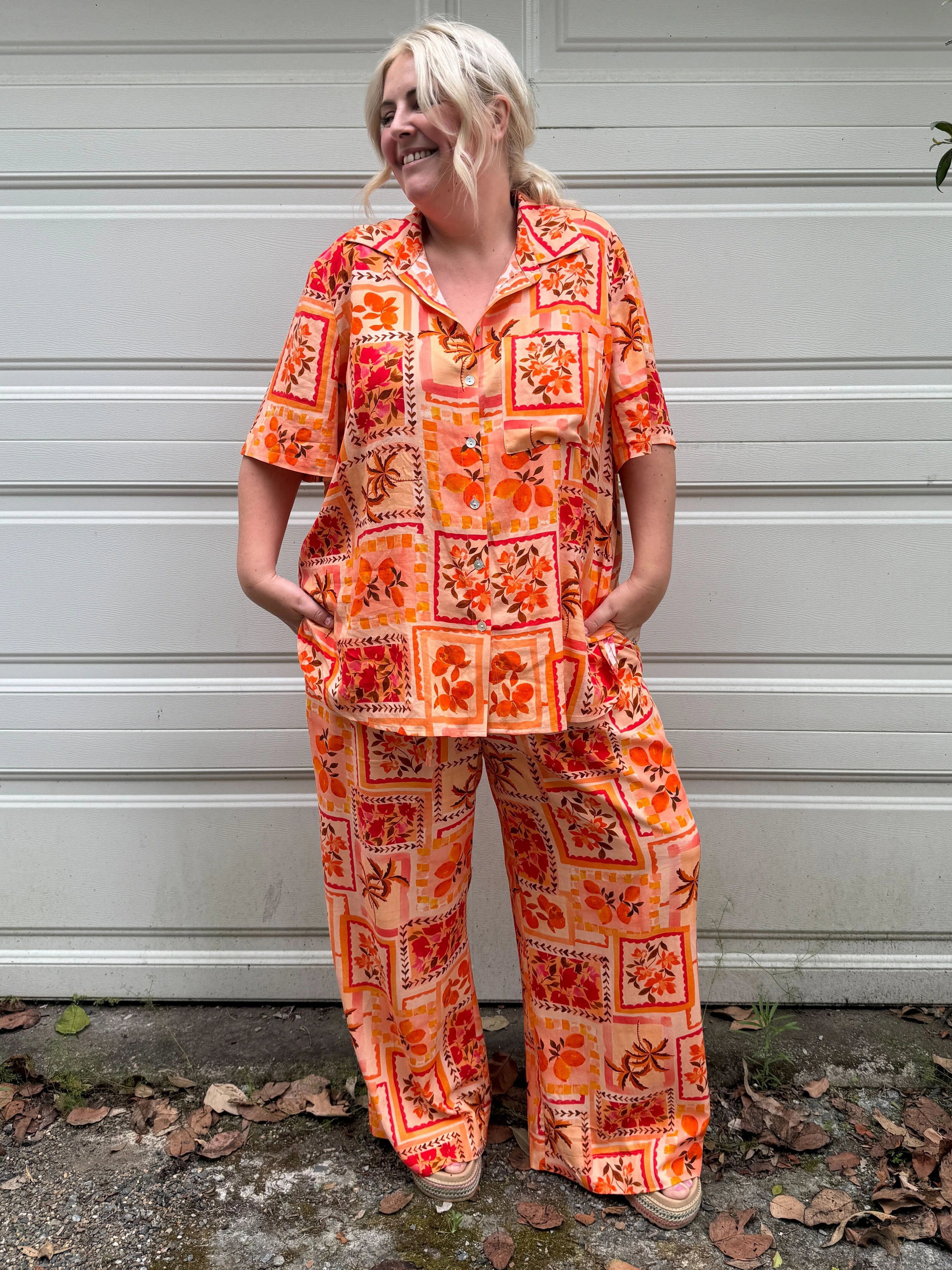 Gina Pant in Sunkissed Mosaic - Image 2
