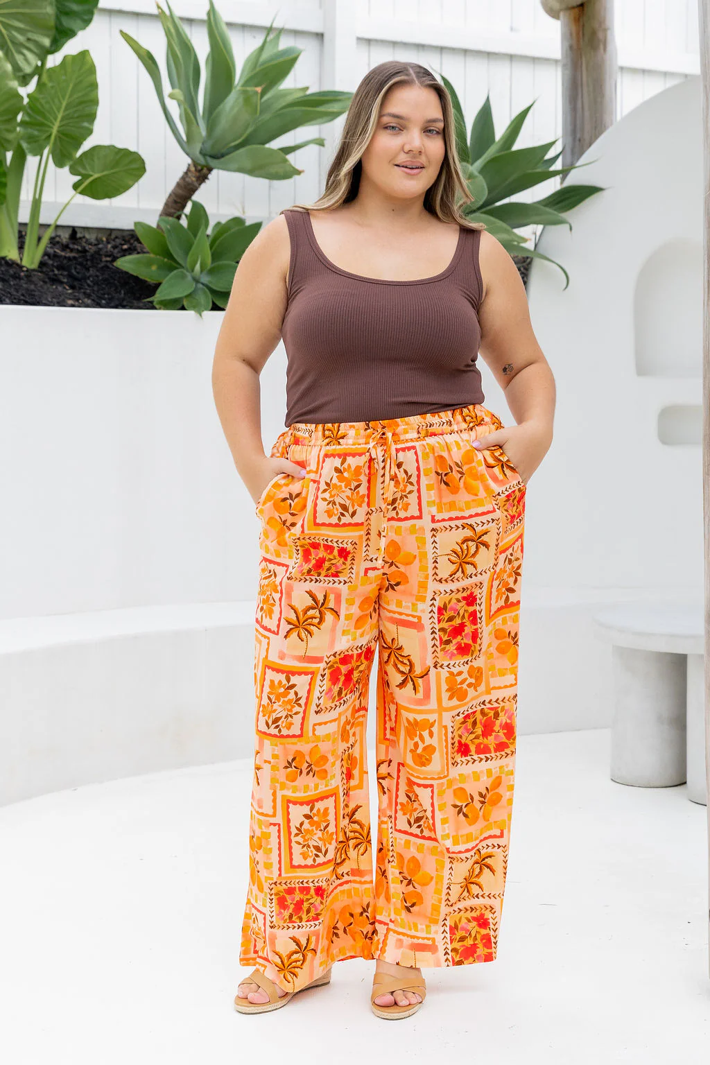 Gina Pant in Sunkissed Mosaic - Image 3