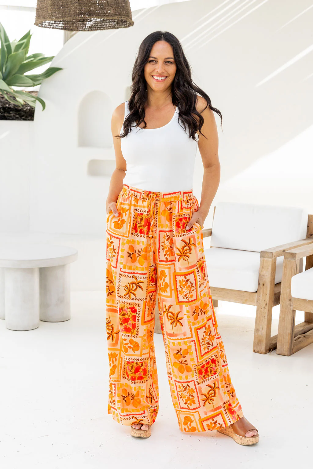 Gina Pant in Sunkissed Mosaic - Image 4