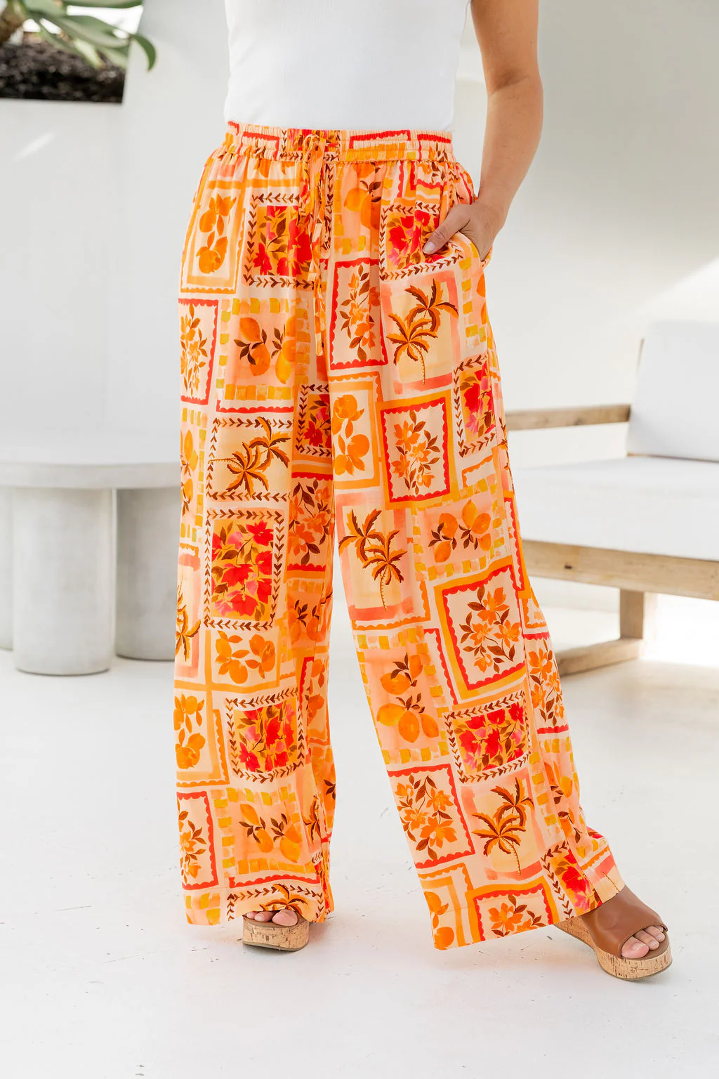 Gina Pant in Sunkissed Mosaic - Image 7